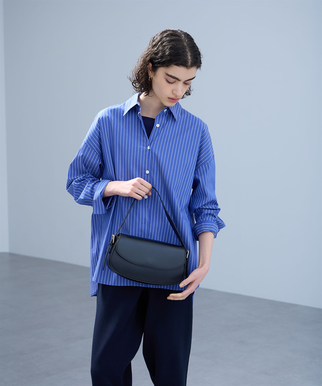 AULENTTI】レザー2WAYフラップショルダーBAG N.O.R.C｜クロス