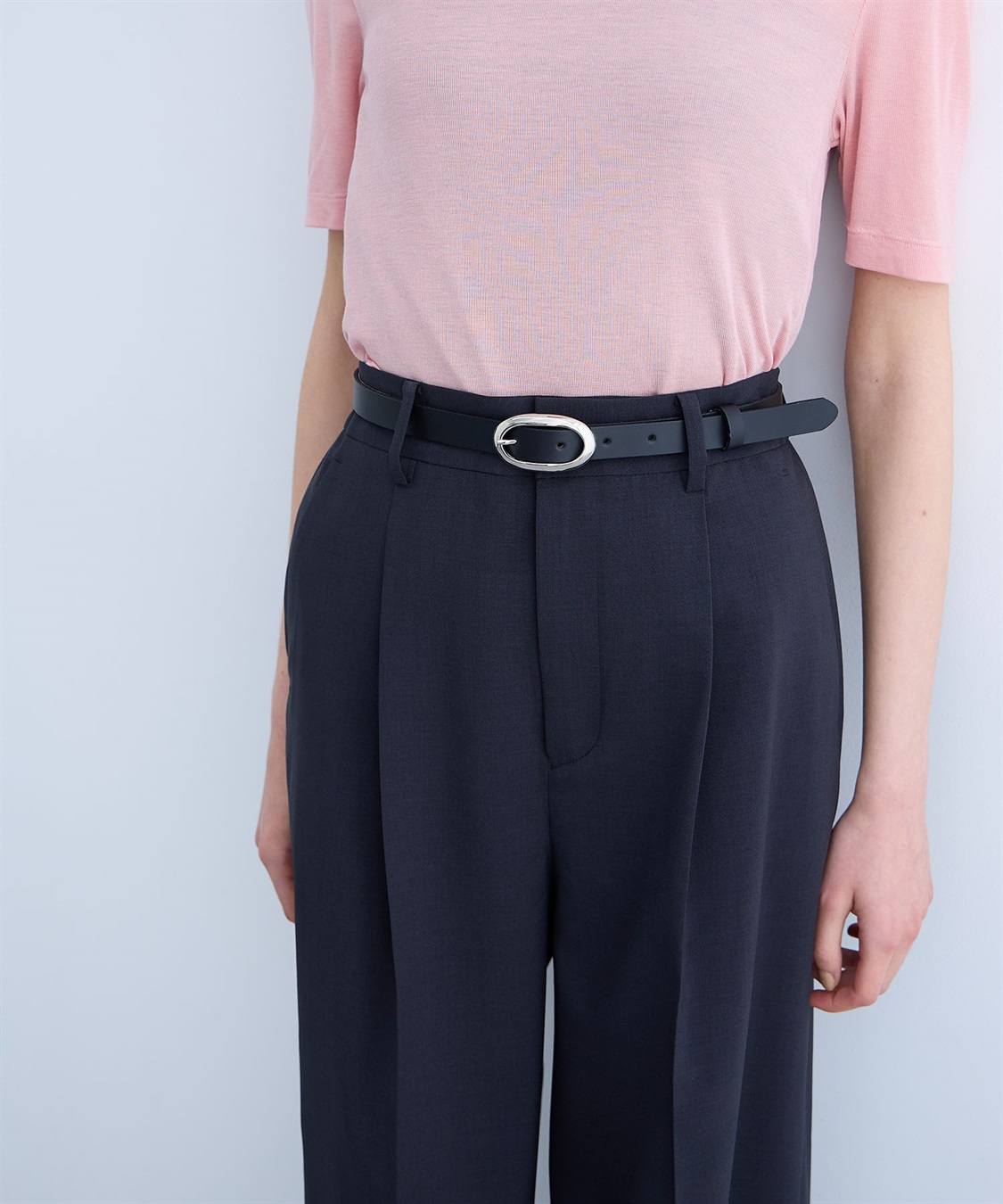 N.O.R.C 【AULENTTI】オーバルバックルレザーベルト_sub_2