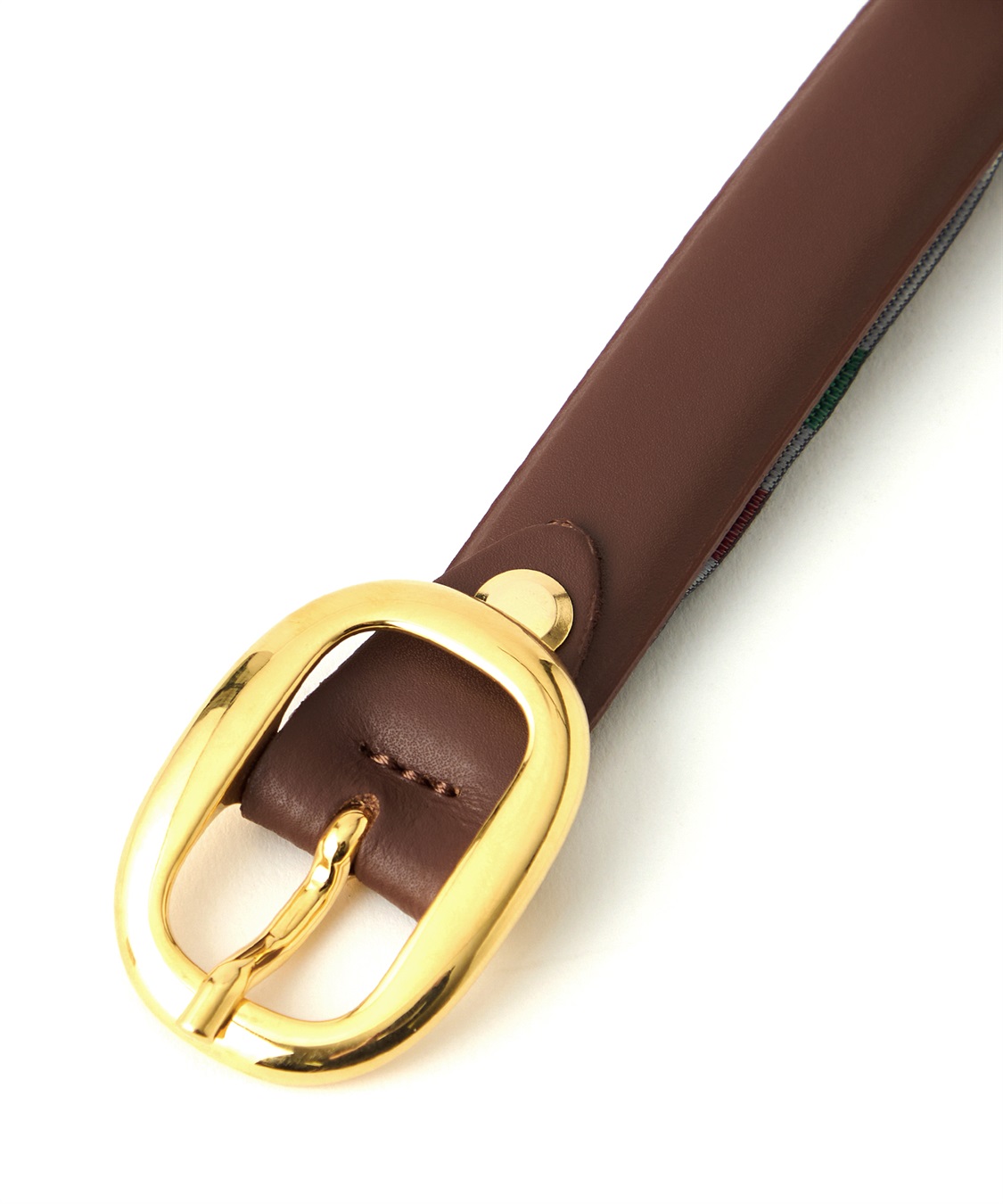 新品✨️ AULENTTI:ゴールド バックル ベルト レディース AULENTTI】ゴールドバックルレザーベルト N.O.R.C｜クロスプラス