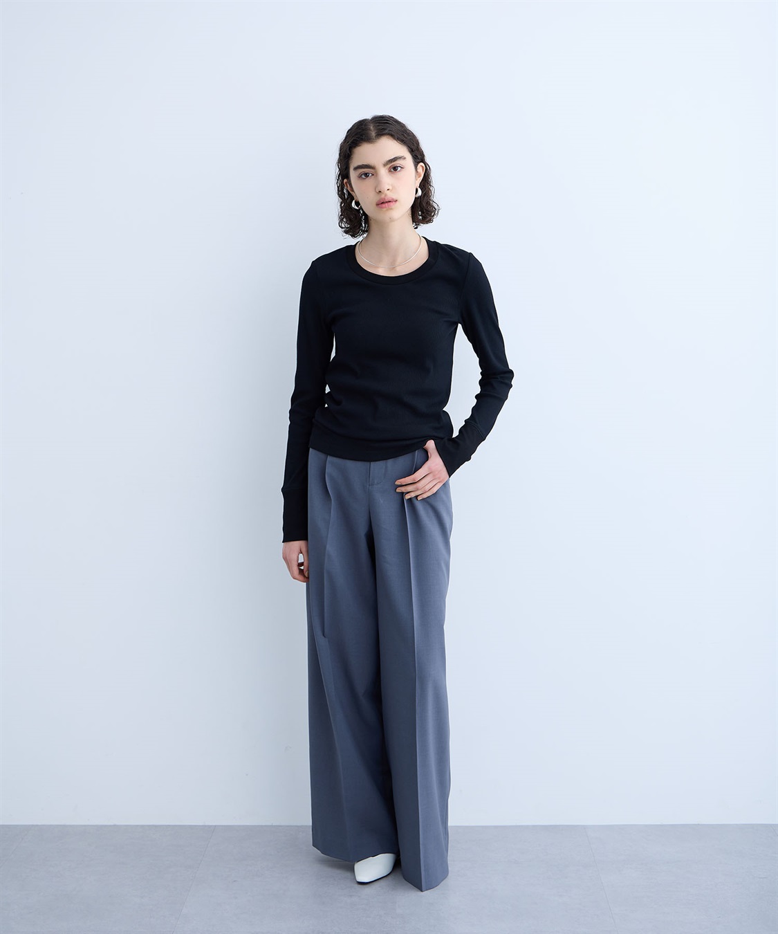 N.O.R.C テレコクルーネックトップス_sub_5