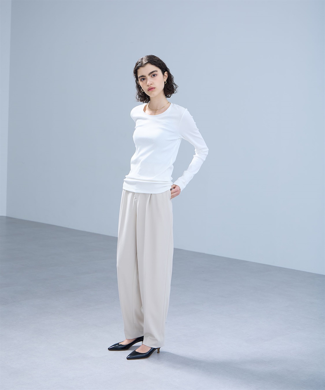 N.O.R.C テレコクルーネックトップス_sub_8