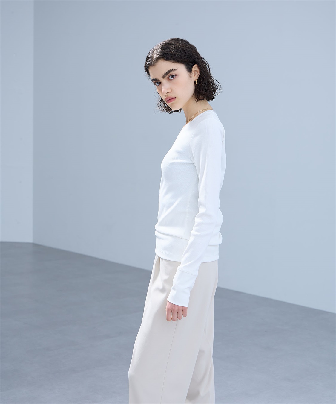 N.O.R.C テレコクルーネックトップス_sub_9