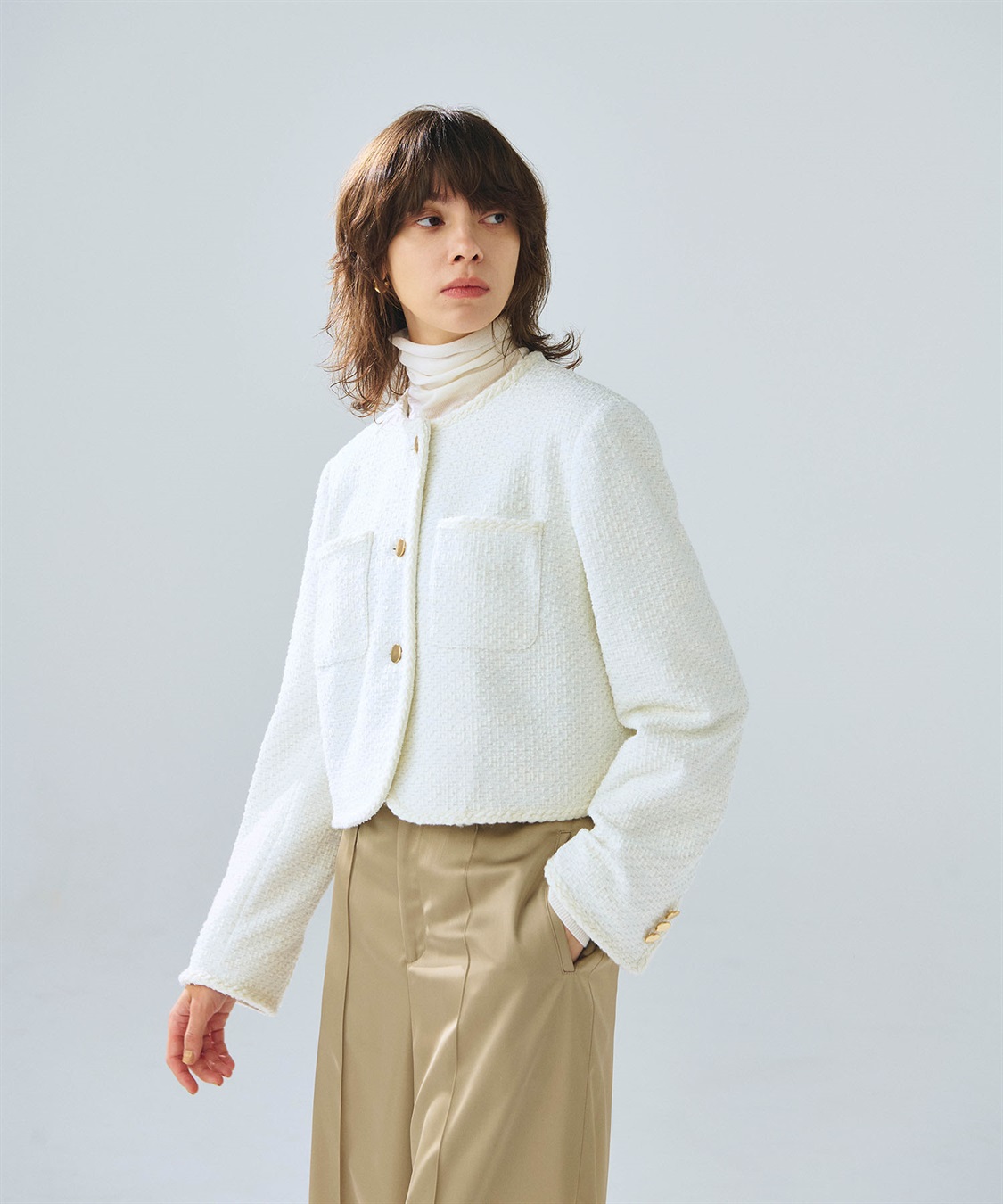 N.O.R.C ツィードショートジャケット_sub_3