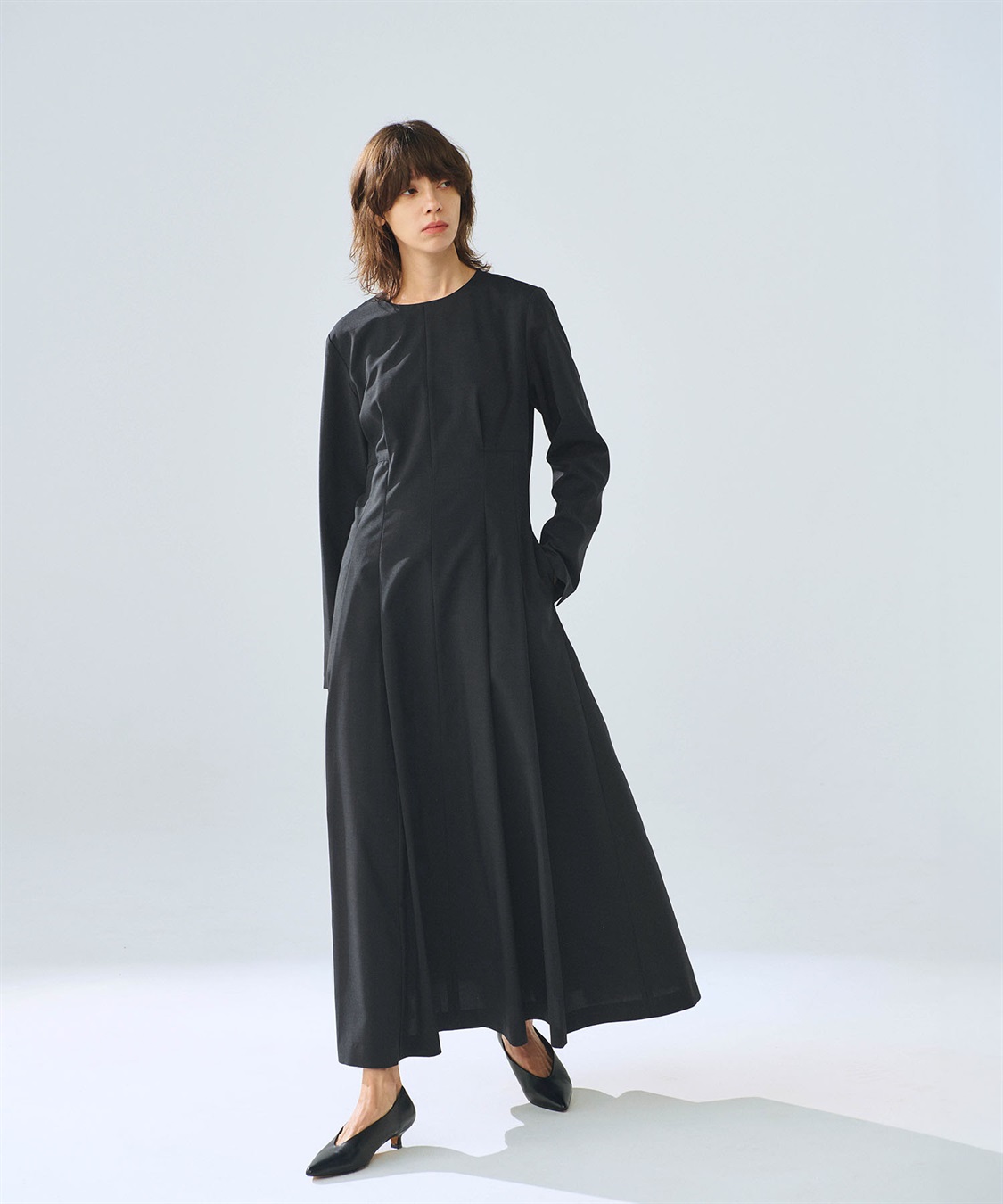 #FR2 - FR2GOLF ストレッチナイロン フレアヘムワンピース ブラックS 楽天市場】ワンピース《全方向ストレッチ2wayレースカフスフレア