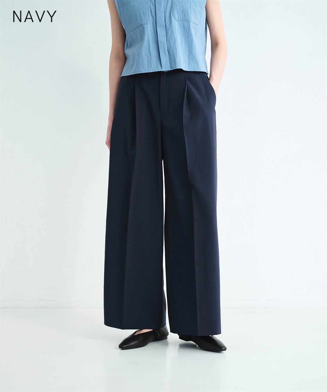 N.O.R.C ウォシャブルワイドストレートパンツ【CLEAN MOTION】_sub_8