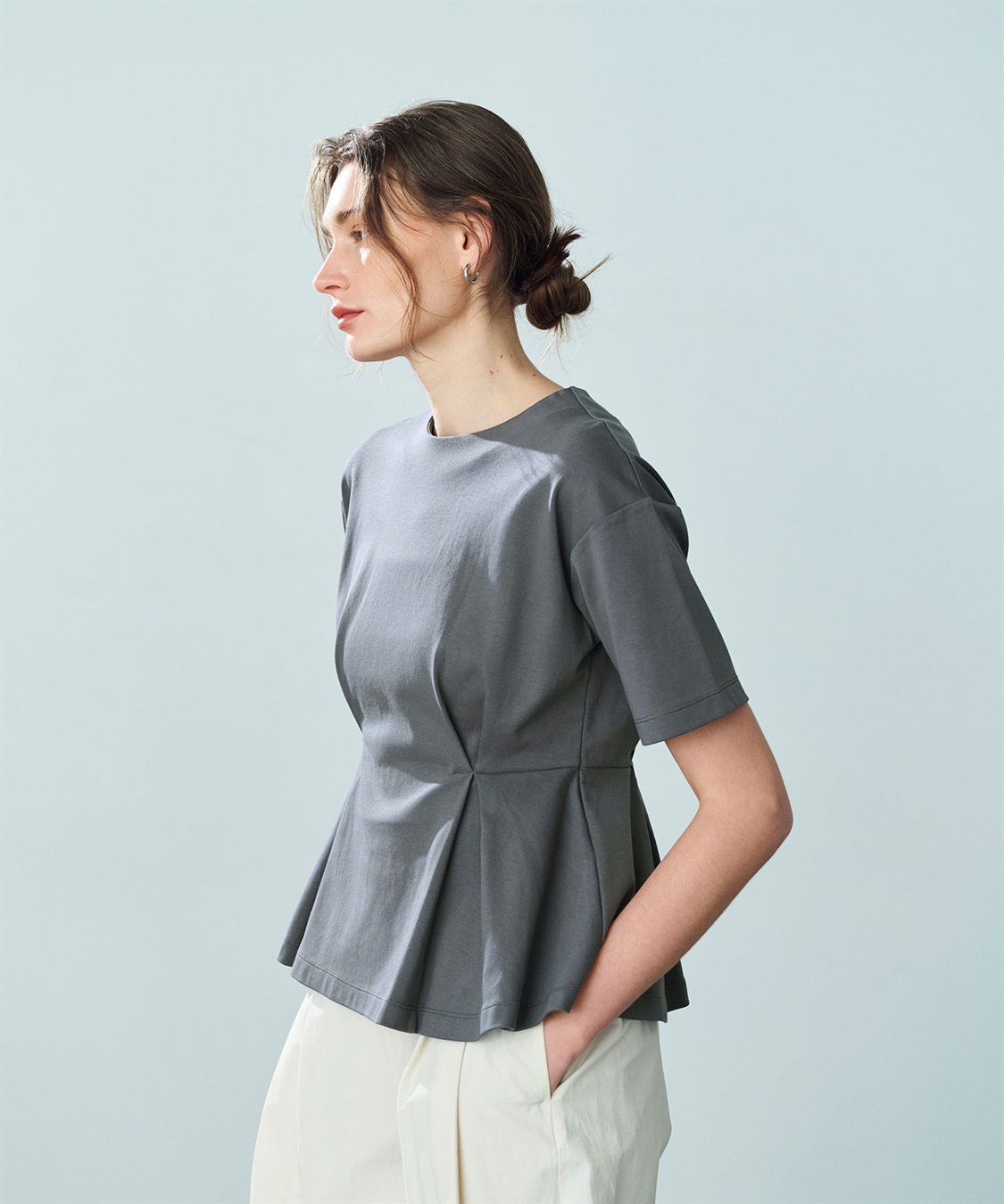 タックシルエットトップス【マルチファンクション】 N.O.R.C｜クロス