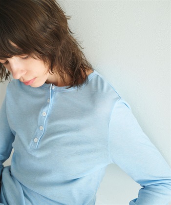 N.O.R.C TENCEL WOOL ヘンリーネックトップス_subthumb_14