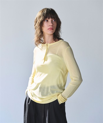 N.O.R.C TENCEL WOOL ヘンリーネックトップス_subthumb_17