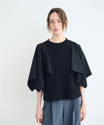 N.O.R.C タイプライターハンカチスリーブトップス【クールスムース】_subthumb_1