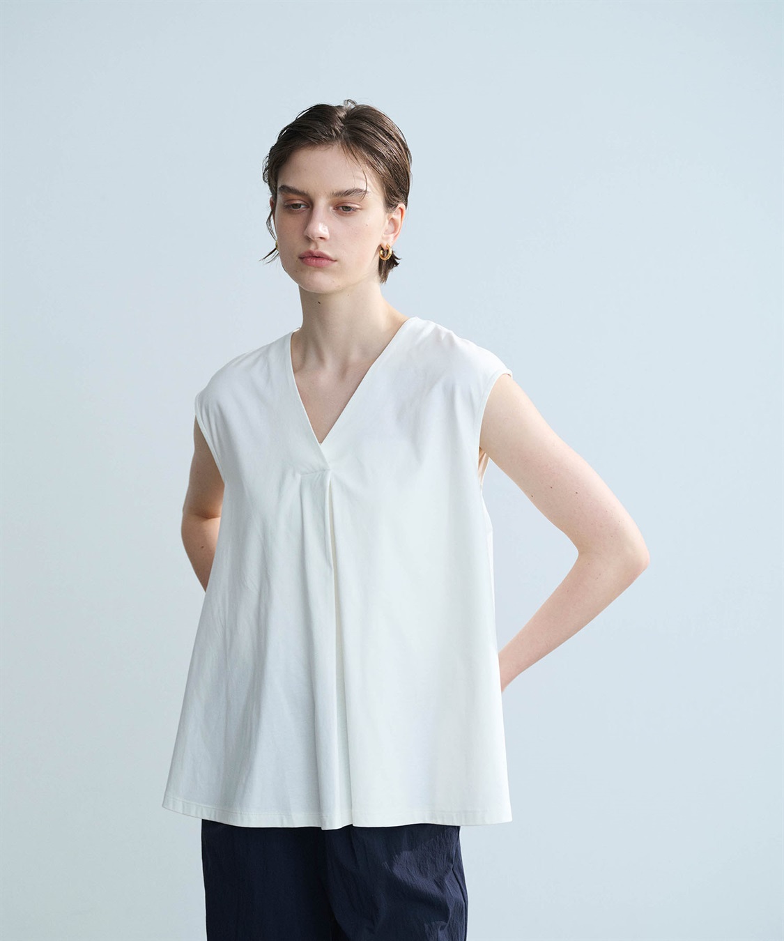 N.O.R.C タイプライターフレアトップス【クールスムース】_sub_1