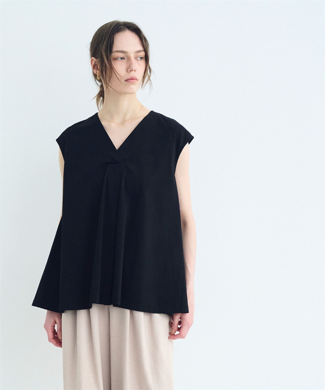 N.O.R.C タイプライターフレアトップス【クールスムース】_sub_5