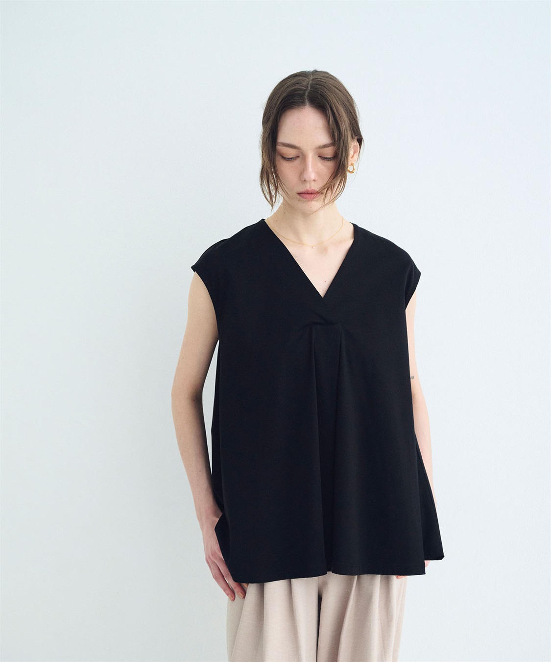 N.O.R.C タイプライターフレアトップス【クールスムース】_sub_7