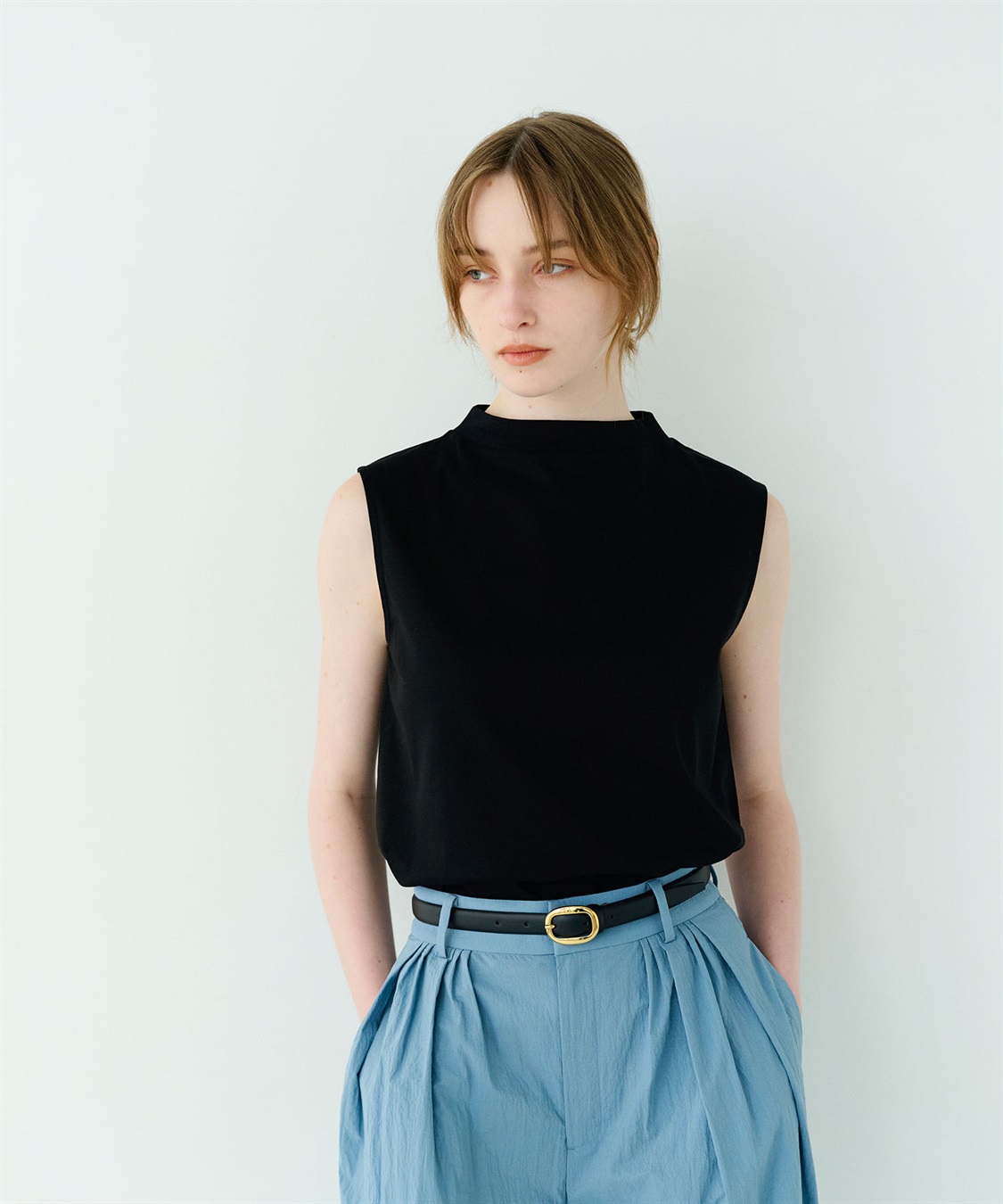 N.O.R.C ハイネックノースリーブT【クールスムース】_sub_2