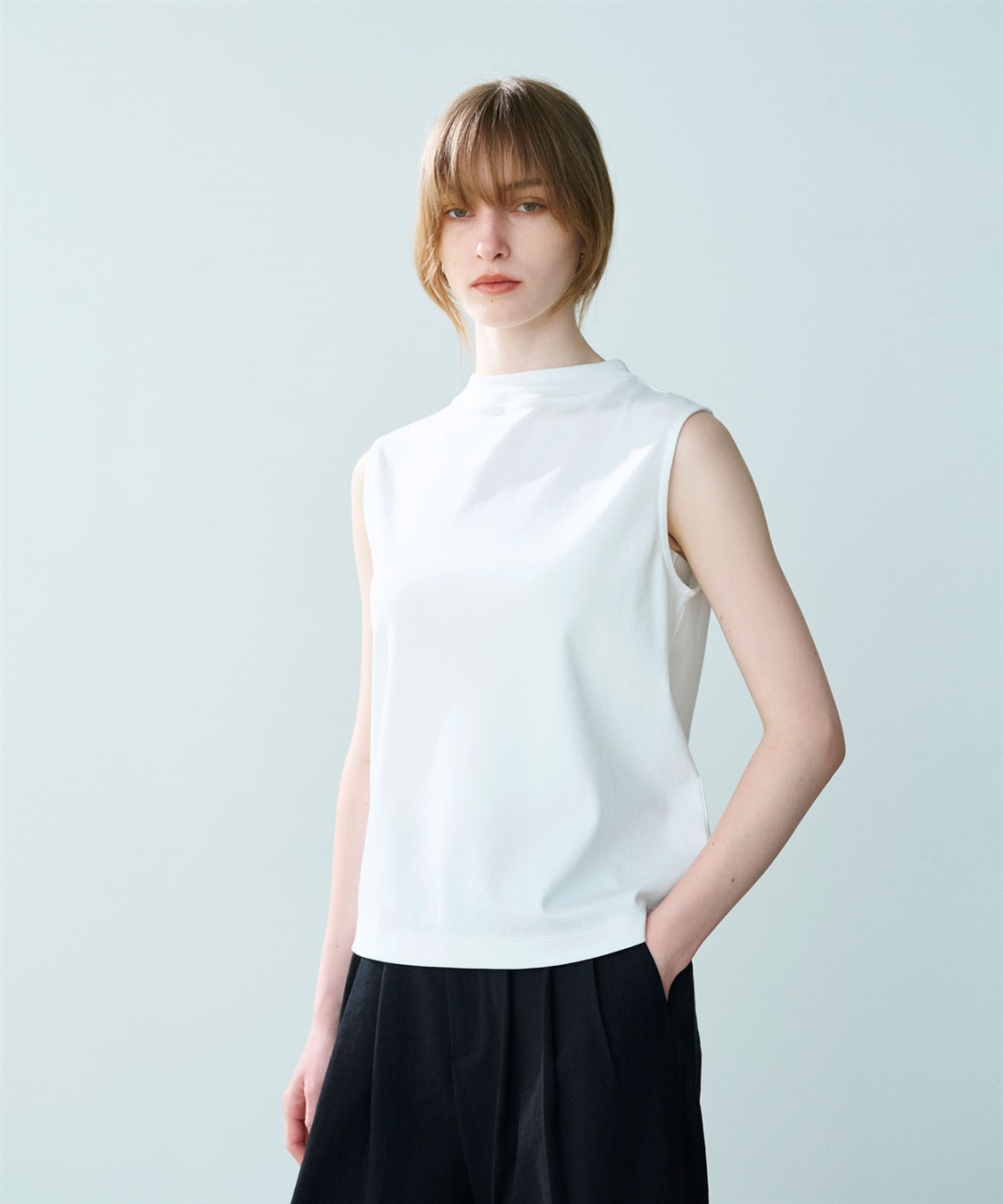 N.O.R.C ハイネックノースリーブT【クールスムース】_sub_4