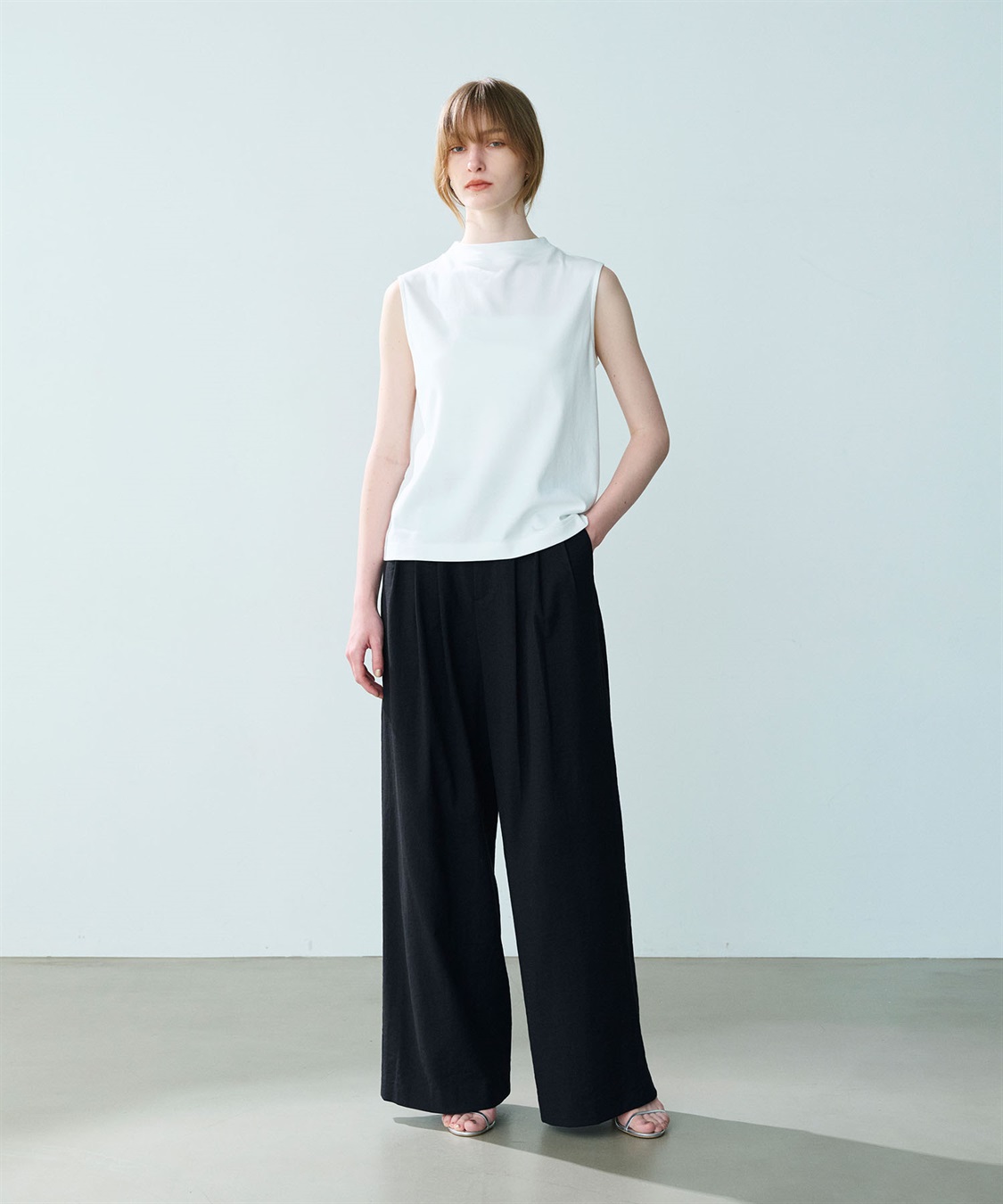 N.O.R.C ハイネックノースリーブT【クールスムース】_sub_5