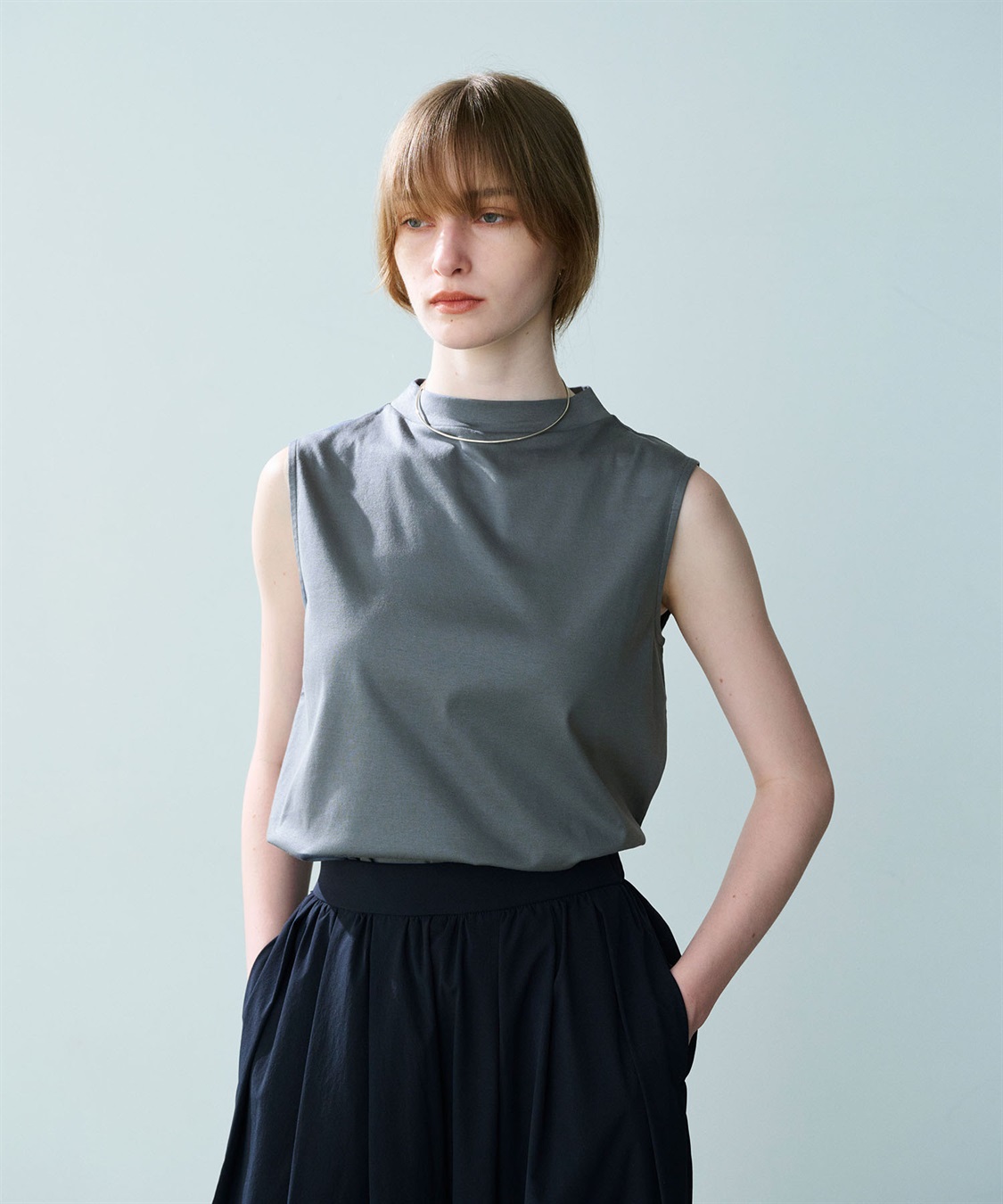 N.O.R.C ハイネックノースリーブT【クールスムース】_sub_7