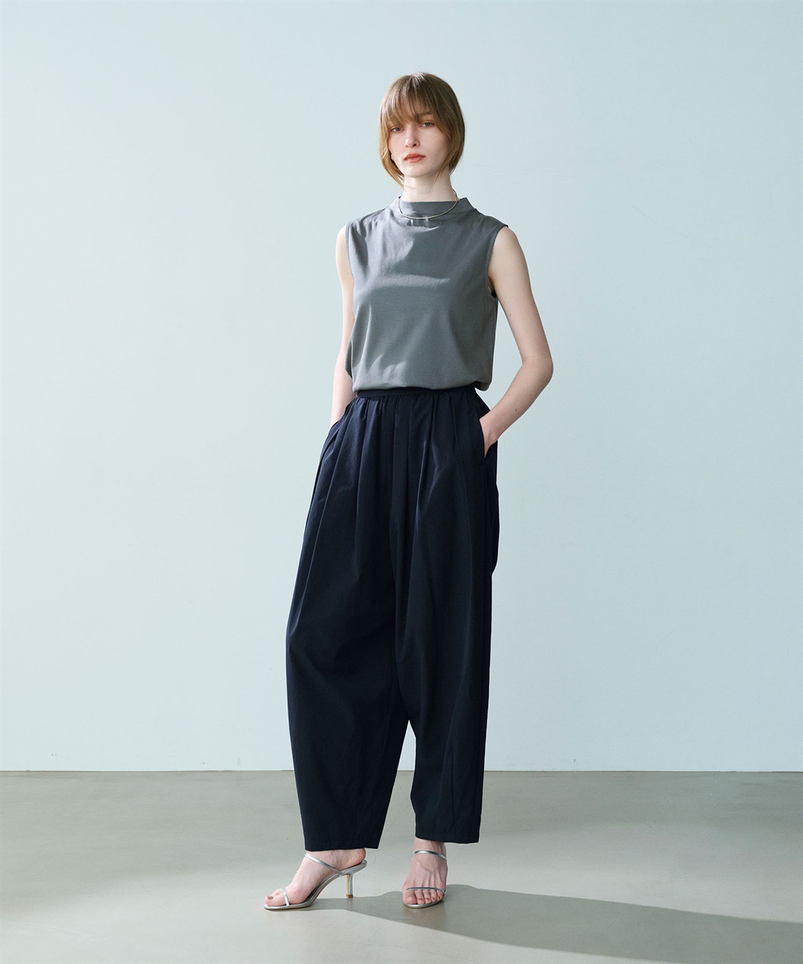 N.O.R.C ハイネックノースリーブT【クールスムース】_sub_8