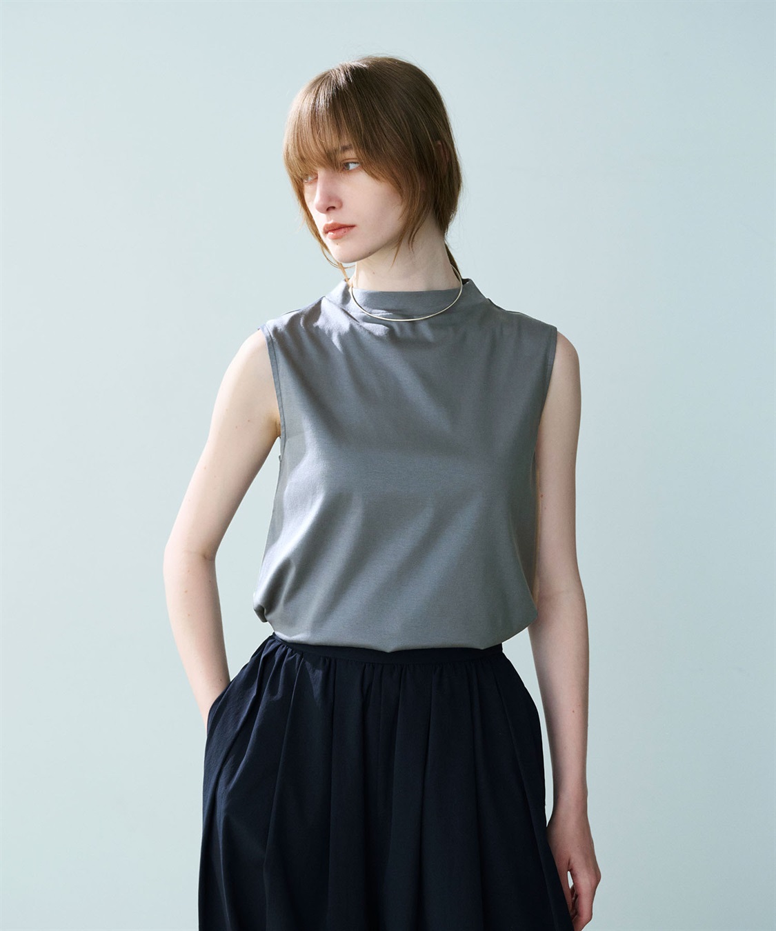 N.O.R.C ハイネックノースリーブT【クールスムース】_sub_9