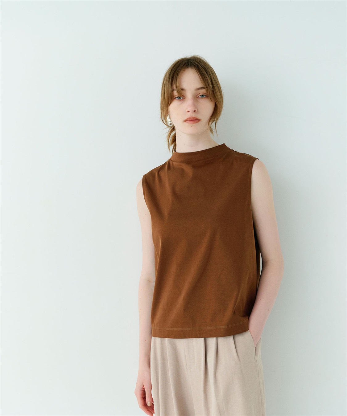 N.O.R.C ハイネックノースリーブT【クールスムース】_sub_13