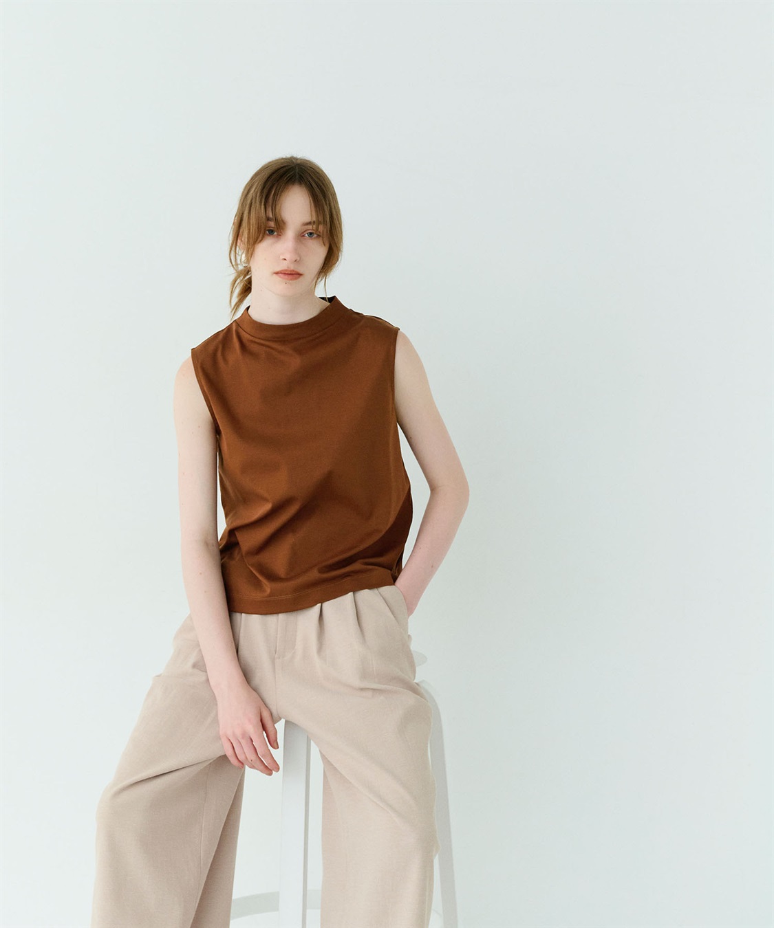 N.O.R.C ハイネックノースリーブT【クールスムース】_sub_14