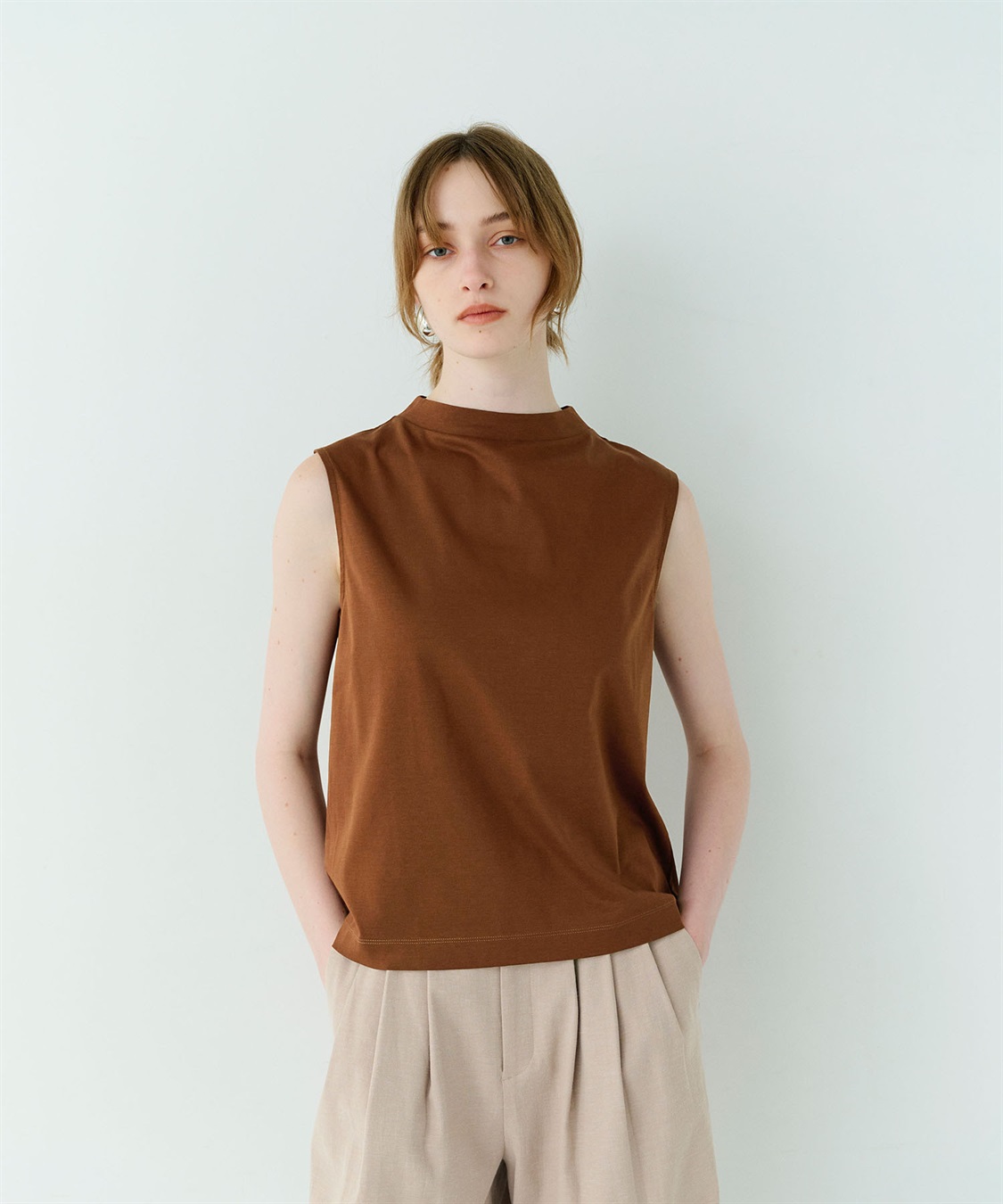 N.O.R.C ハイネックノースリーブT【クールスムース】_sub_15