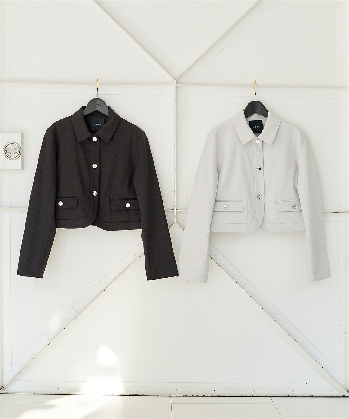 N.O.R.C 【リネンオックス】ラウンドショートジャケット_sub_9