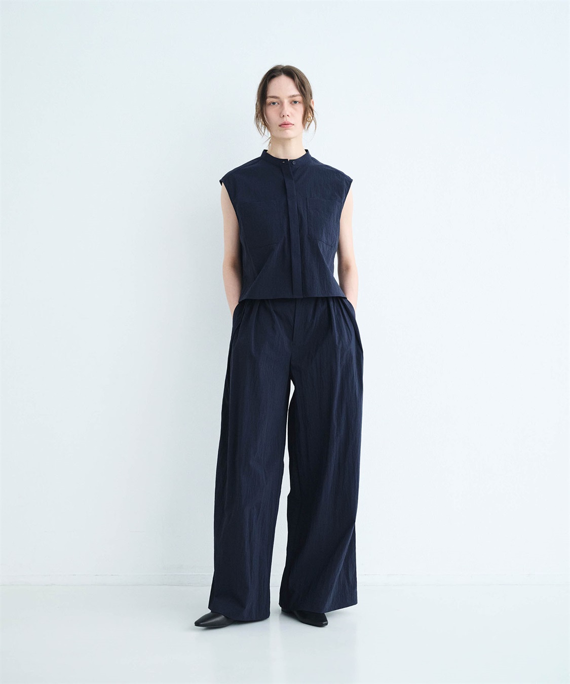 N.O.R.C ナイロンタスランタックワイドパンツ【AIRY MOTION】_sub_2