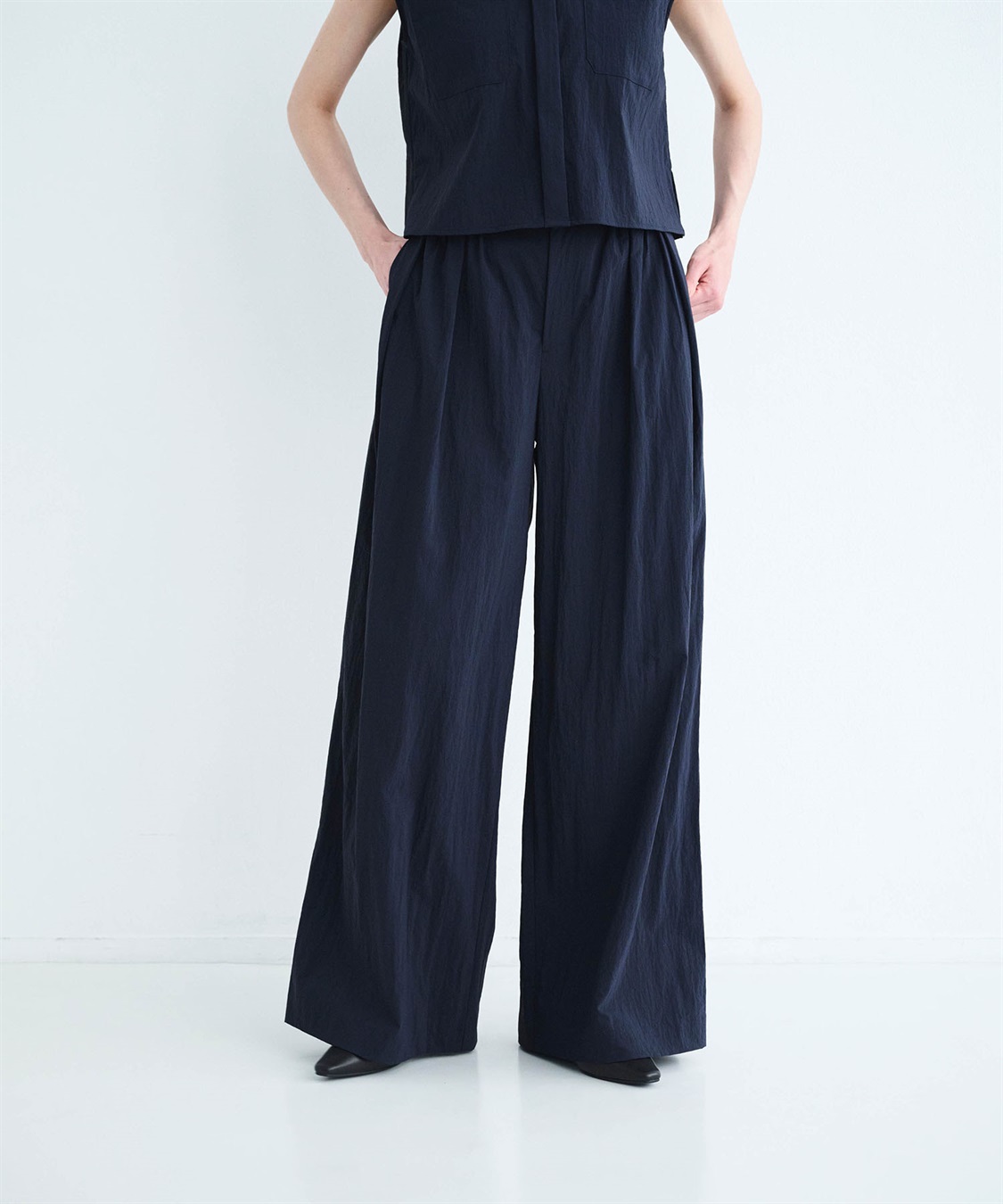 N.O.R.C ナイロンタスランタックワイドパンツ【AIRY MOTION】_sub_4