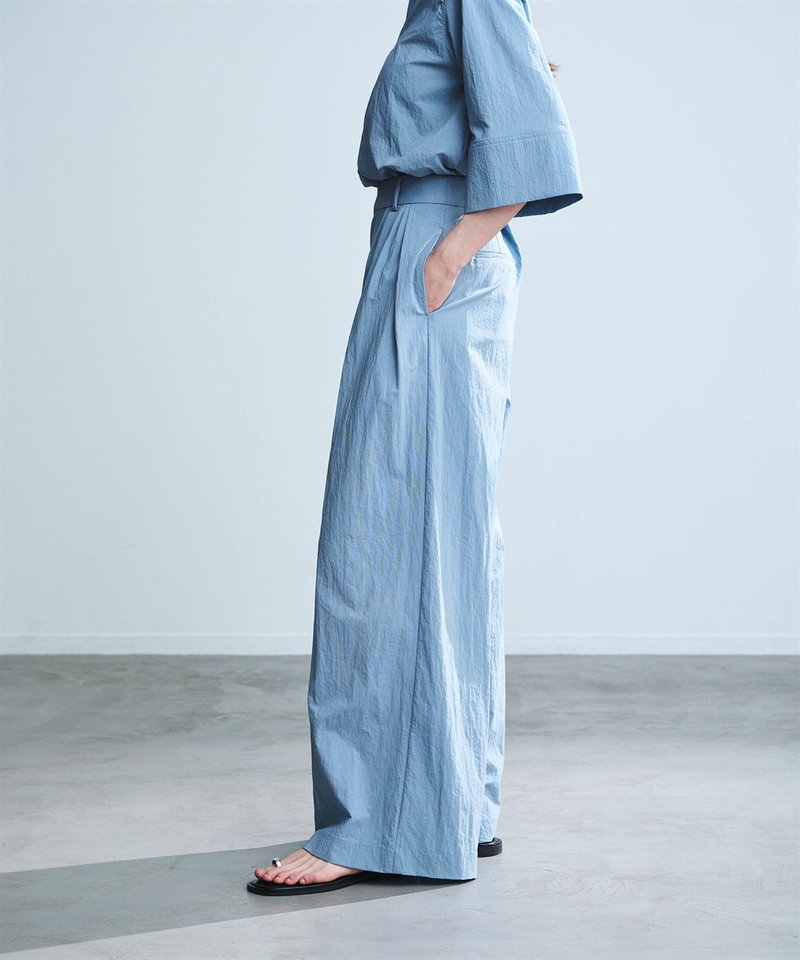 N.O.R.C ナイロンタスランタックワイドパンツ【AIRY MOTION】_sub_9