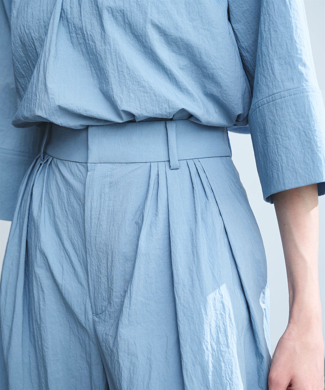 N.O.R.C ナイロンタスランタックワイドパンツ【AIRY MOTION】_sub_11