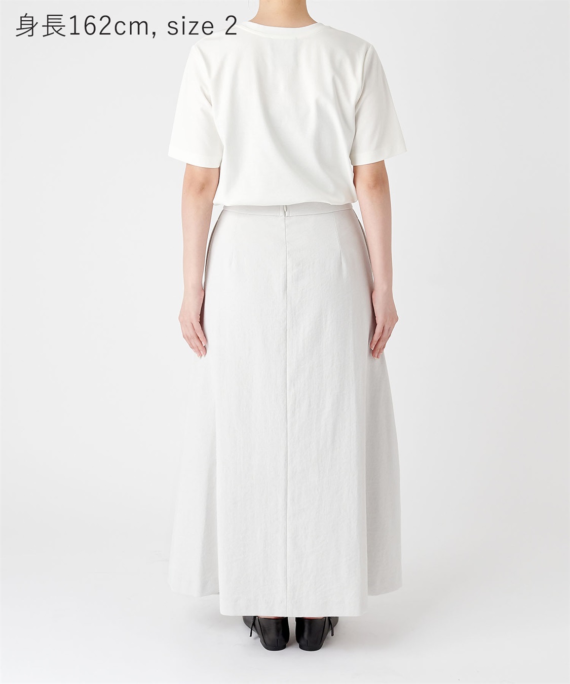 リネンオックス】サイドタックフレアスカート N.O.R.C｜クロスプラス