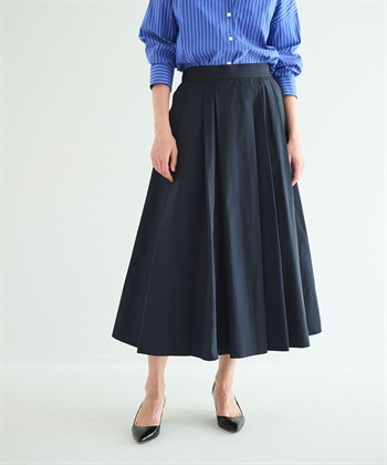 N.O.R.C 【FITTING CAMPAIGN対象商品】タックフレアスカート【NYLON WEATHER】_subthumb_7