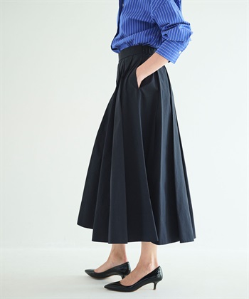 N.O.R.C 【FITTING CAMPAIGN対象商品】タックフレアスカート【NYLON WEATHER】_subthumb_9