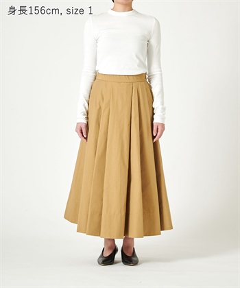 N.O.R.C 【FITTING CAMPAIGN対象商品】タックフレアスカート【NYLON WEATHER】_subthumb_19