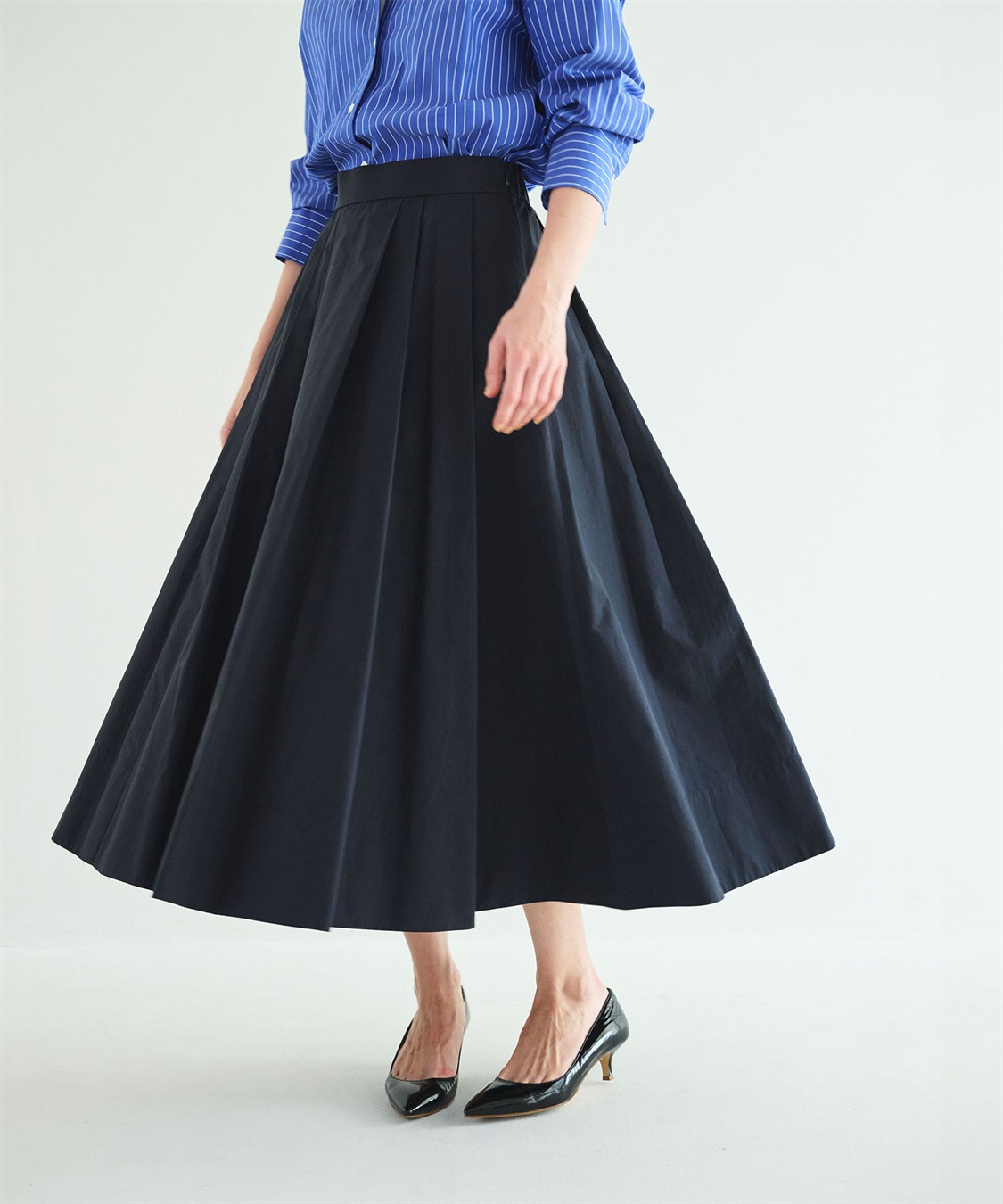 N.O.R.C タックフレアスカート【NYLON WEATHER】_sub_6