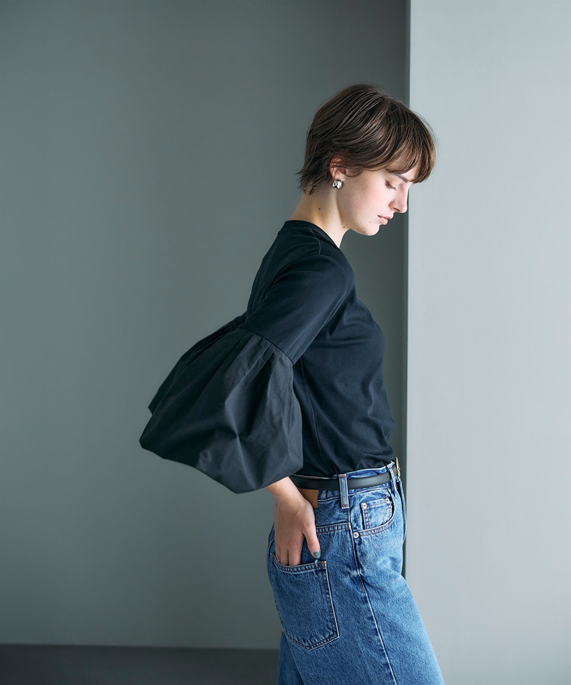 N.O.R.C タイプライターバルーンスリーブトップス【マルチファンクション】_sub_2