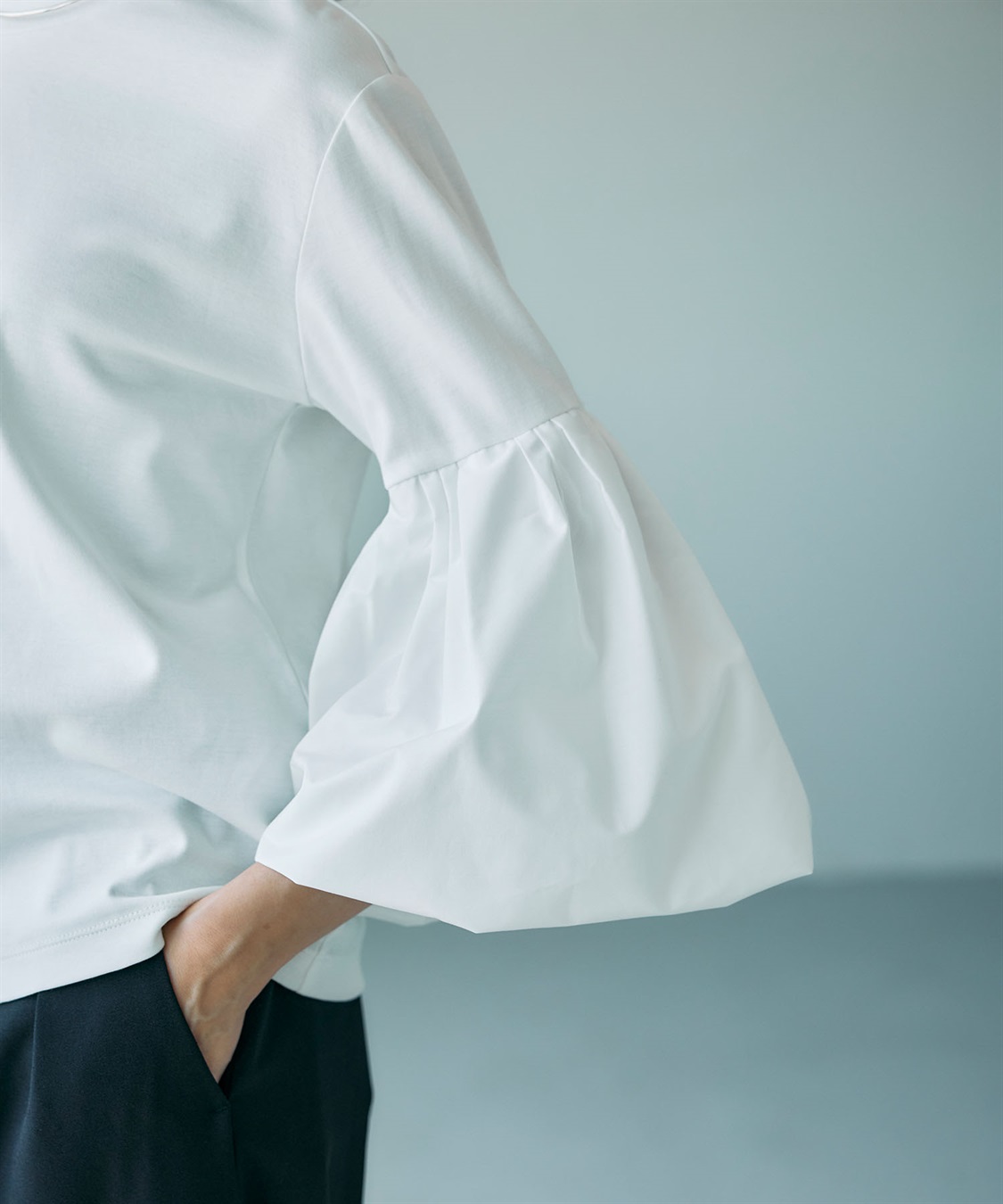 N.O.R.C タイプライターバルーンスリーブトップス【マルチファンクション】_sub_13