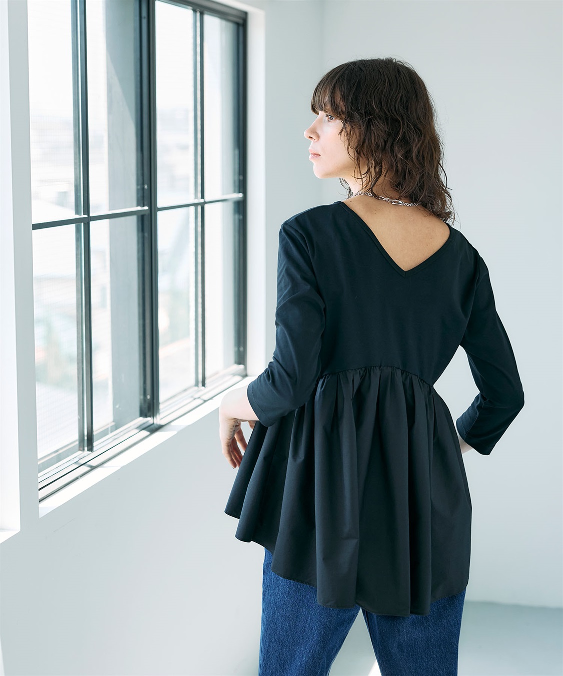 N.O.R.C タイプライターペプラムトップス【マルチファンクション】_sub_5