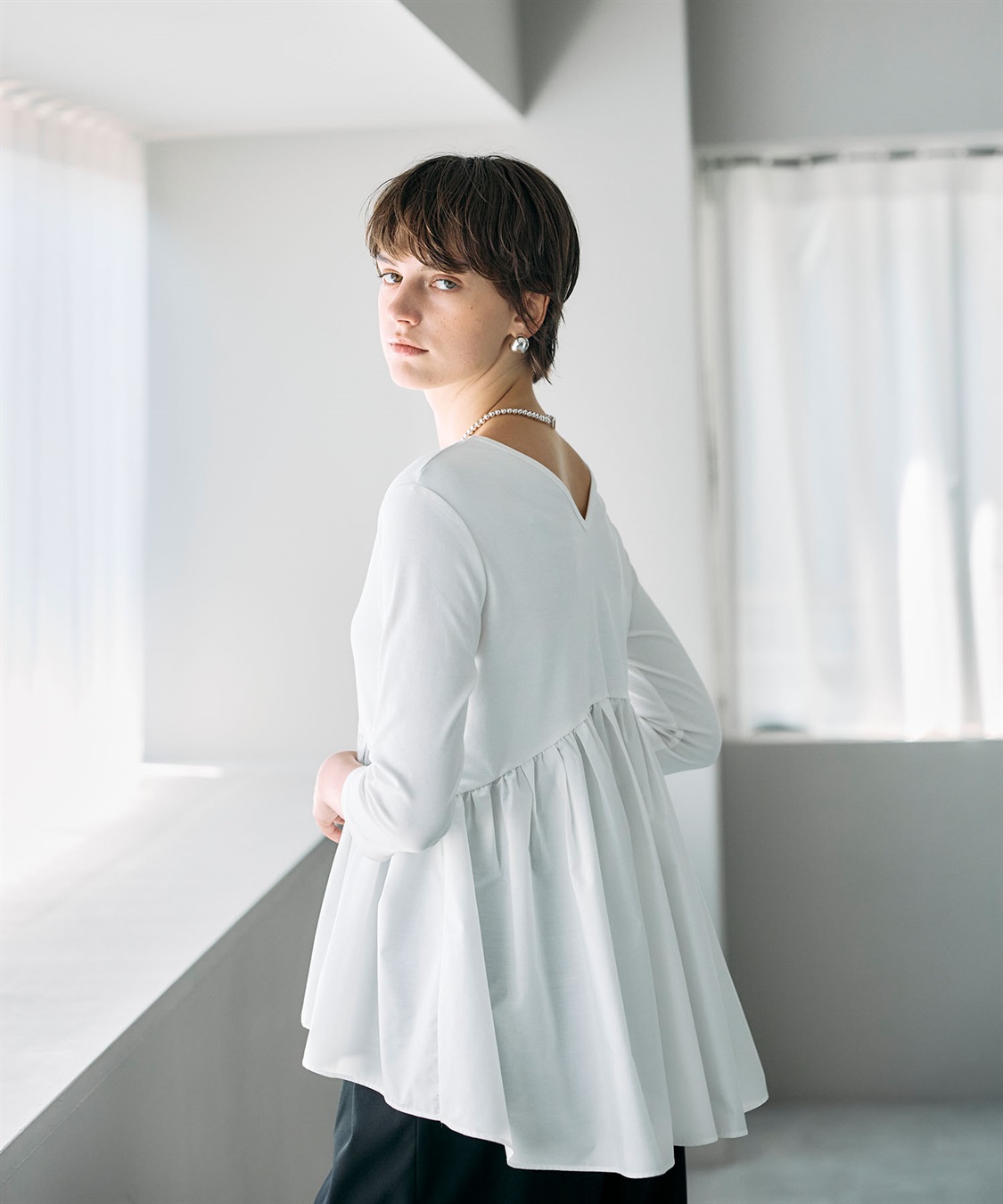 N.O.R.C タイプライターペプラムトップス【マルチファンクション】_sub_9