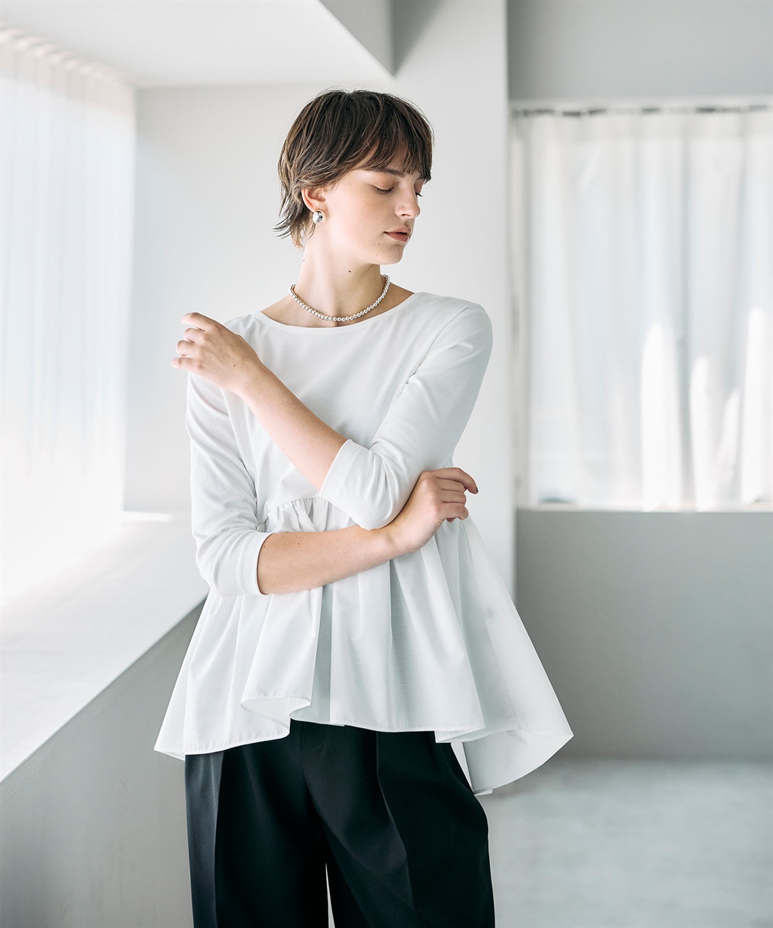 N.O.R.C タイプライターペプラムトップス【マルチファンクション】_sub_10