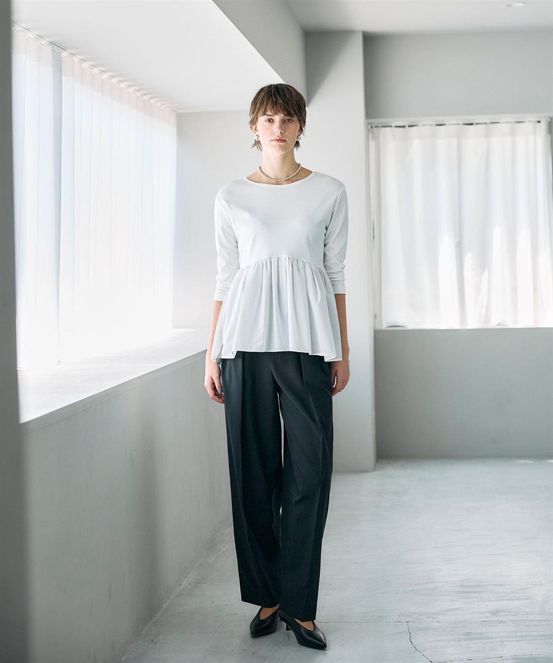 N.O.R.C タイプライターペプラムトップス【マルチファンクション】_sub_11