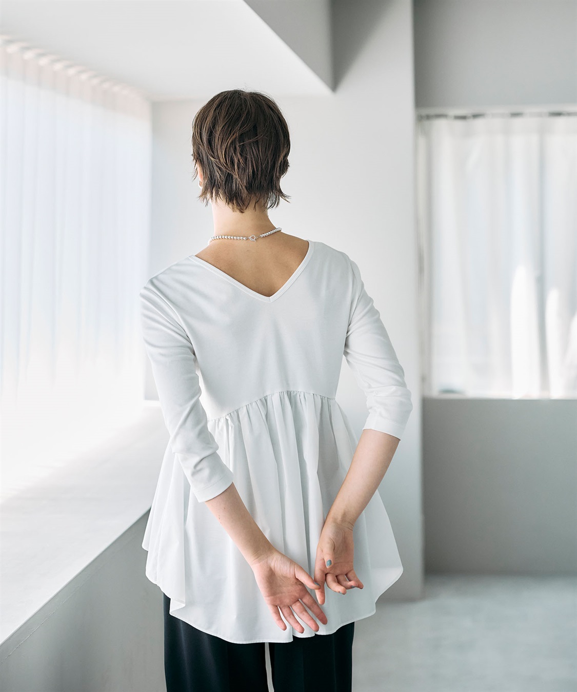 N.O.R.C タイプライターペプラムトップス【マルチファンクション】_sub_12