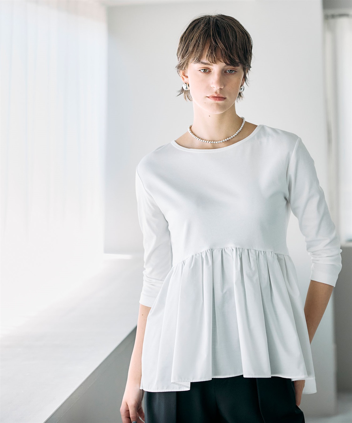 N.O.R.C タイプライターペプラムトップス【マルチファンクション】_sub_13