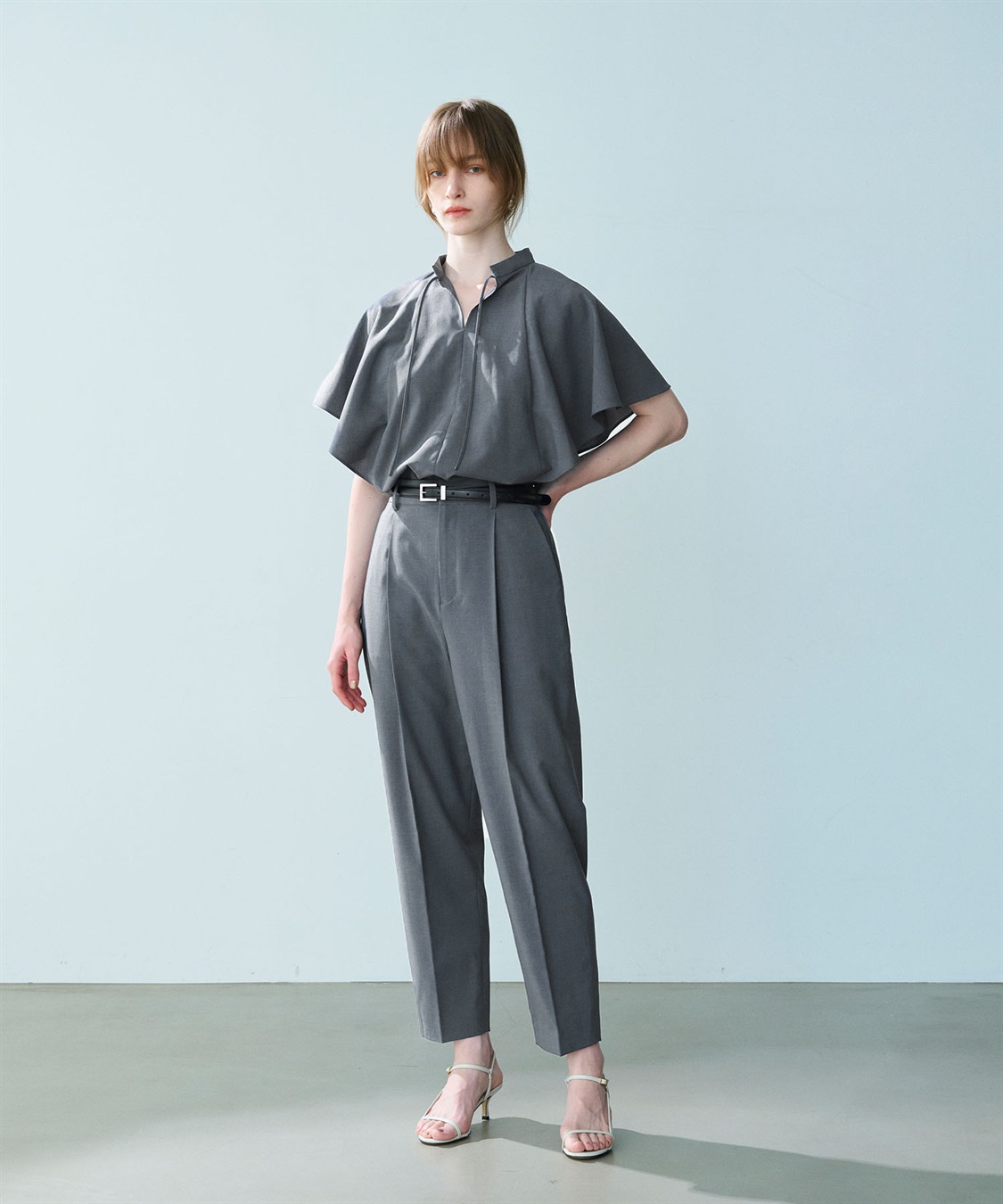 ブラウス シャツ ウォッシャブルラッフルブラウス「CLEAN MOTION」 レディース ウォッシャブルラッフルブラウス【CLEAN MOTION】（シャツ