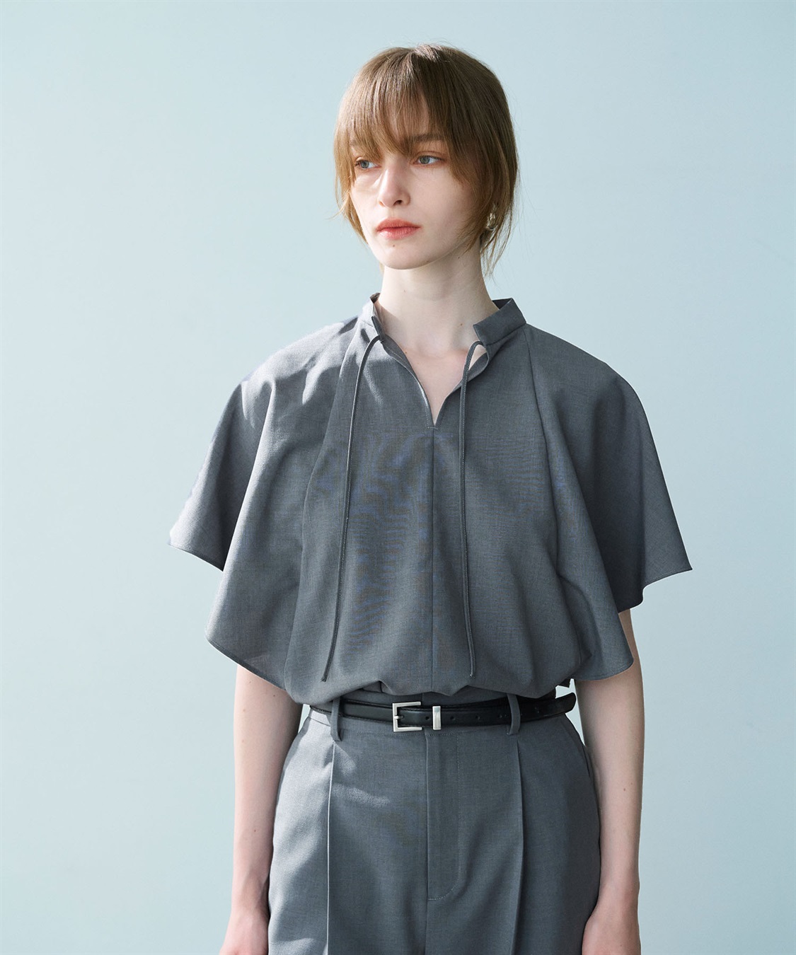 ブラウス シャツ ウォッシャブルラッフルブラウス「CLEAN MOTION」 レディース ウォッシャブルラッフルブラウス【CLEAN MOTION】 N.O.R.C