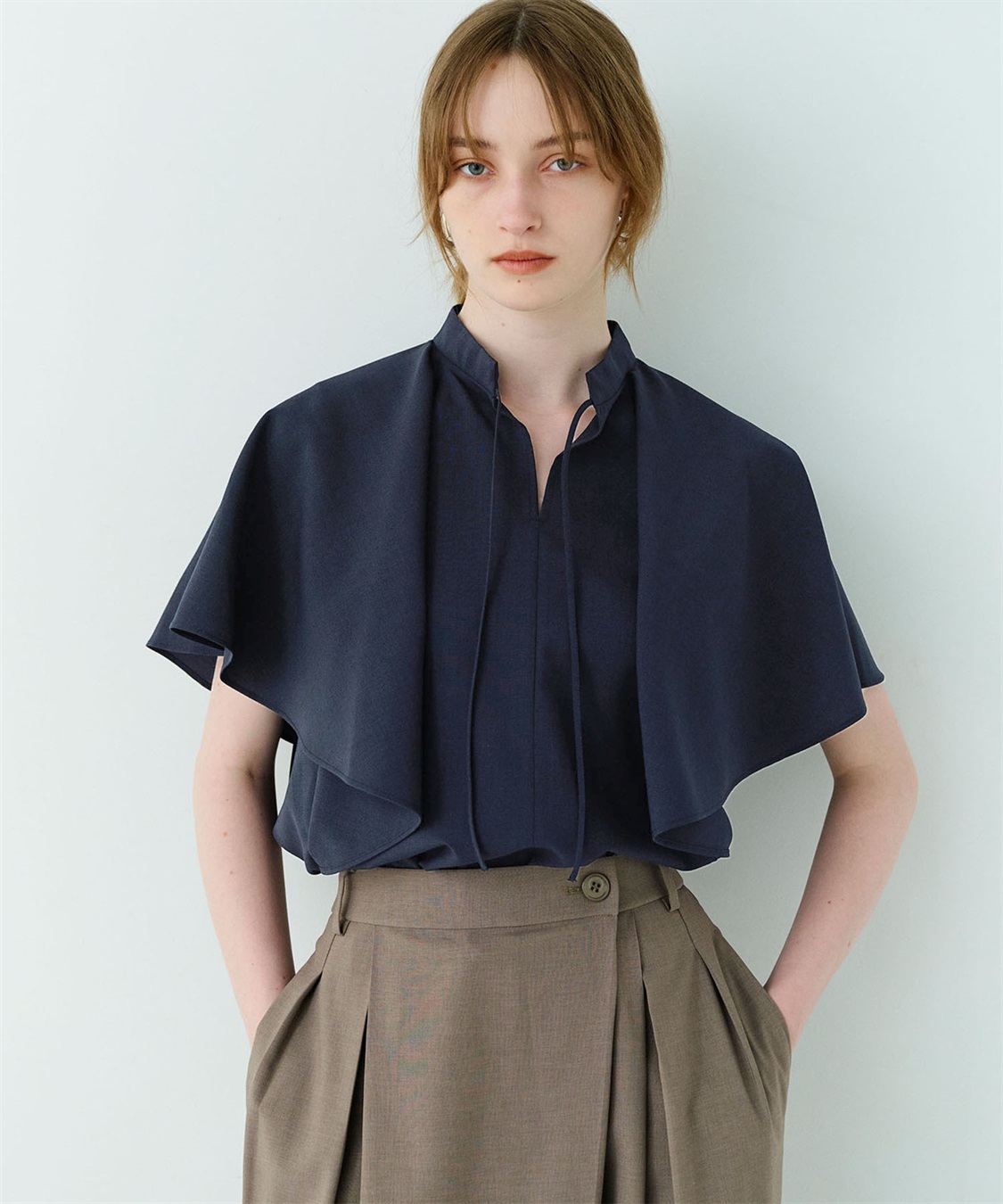 N.O.R.C ウォッシャブルラッフルブラウス【CLEAN MOTION】_sub_6