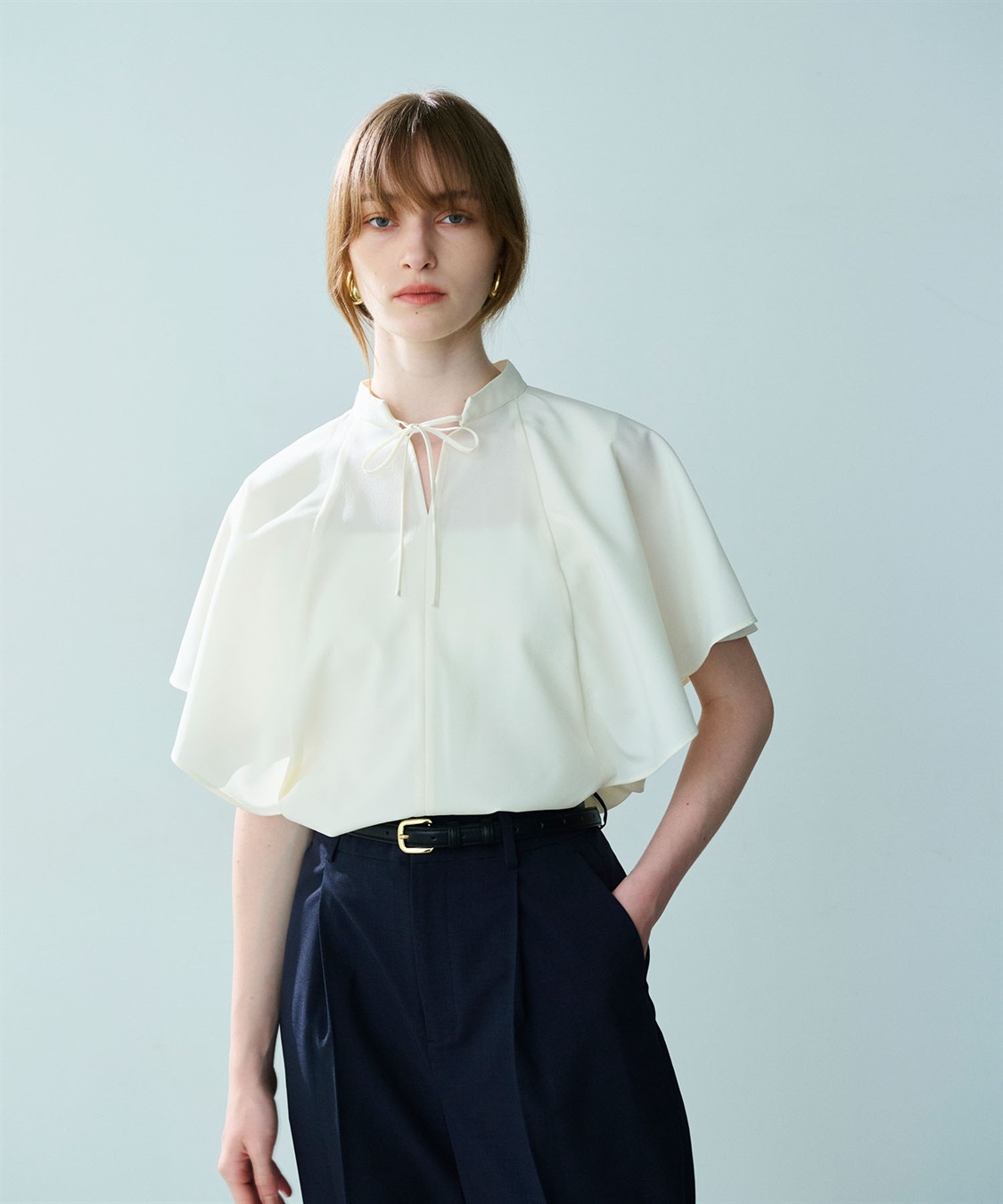 N.O.R.C ウォッシャブルラッフルブラウス【CLEAN MOTION】_sub_9