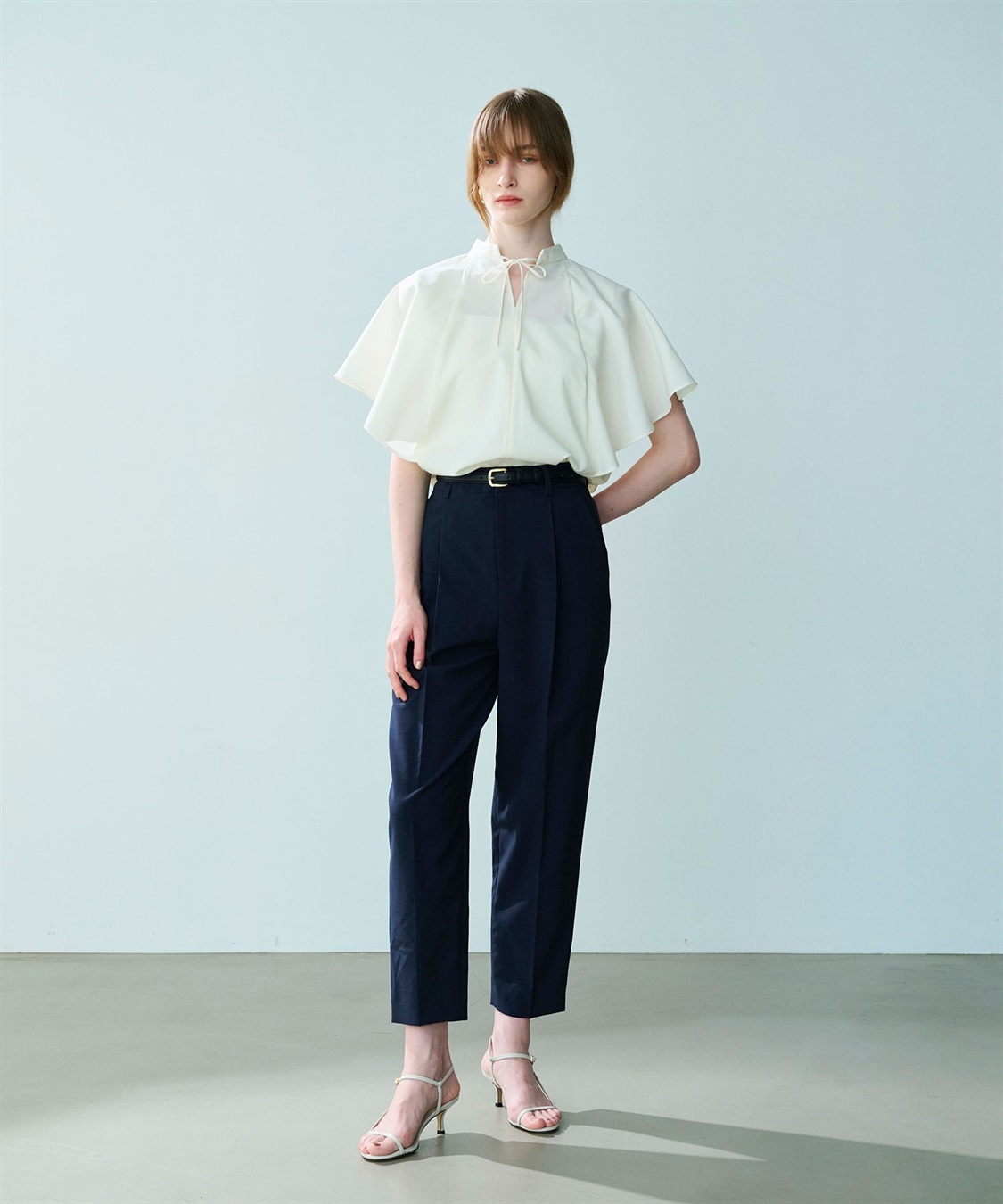 N.O.R.C ウォッシャブルラッフルブラウス【CLEAN MOTION】_sub_11