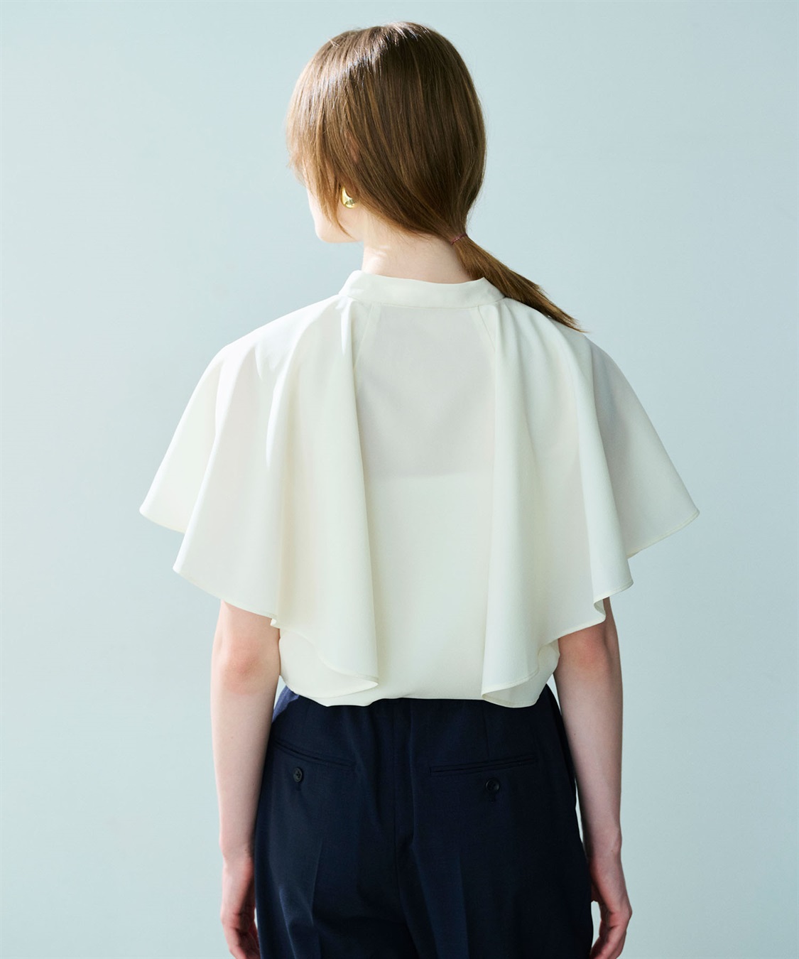 N.O.R.C ウォッシャブルラッフルブラウス【CLEAN MOTION】_sub_14