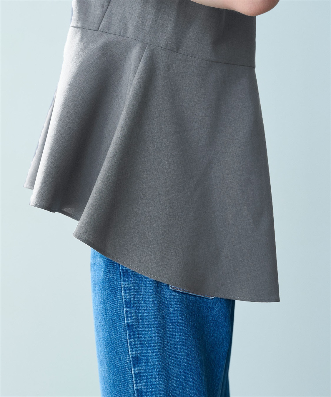 N.O.R.C ウォッシャブルペプラムブラウス【CLEAN MOTION】_sub_14